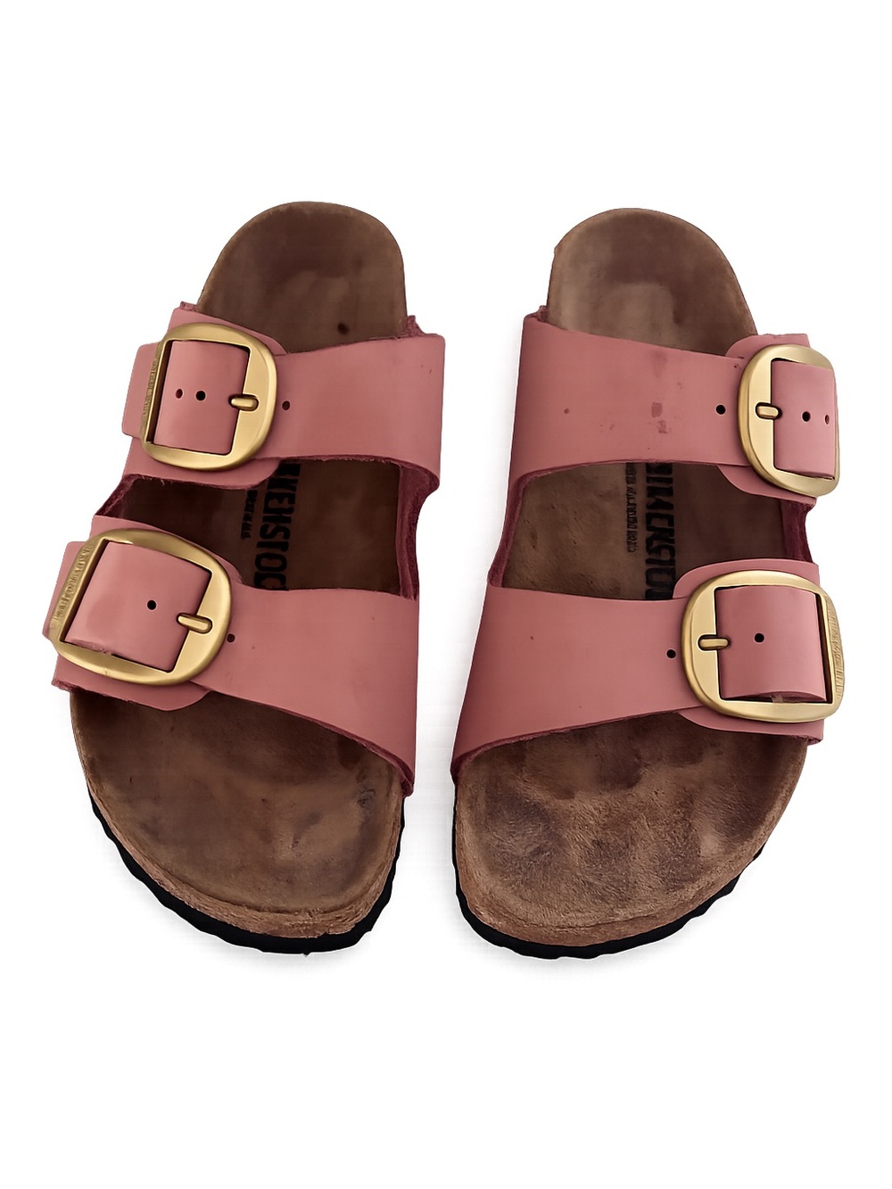 🌸 Birkenstock Arizona Pink Nubuck Leather Sandals